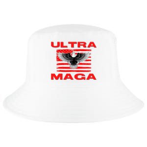 Ultra MAGA Conservative US Flag Cool Comfort Performance Bucket Hat