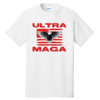 Ultra MAGA Conservative US Flag Tall T-Shirt