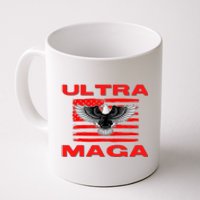 Ultra MAGA Conservative US Flag Coffee Mug