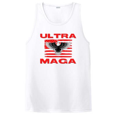 Ultra MAGA Conservative US Flag PosiCharge Competitor Tank