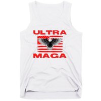 Ultra MAGA Conservative US Flag Tank Top