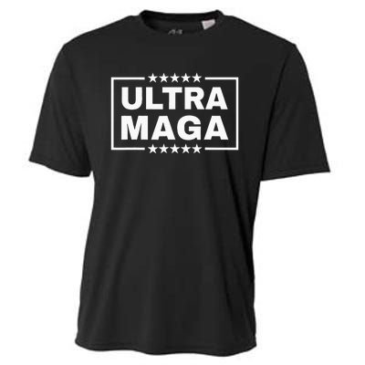 Ultra Maga Funny Anti Joe Biden Proud Ultra Mega Cooling Performance Crew T-Shirt