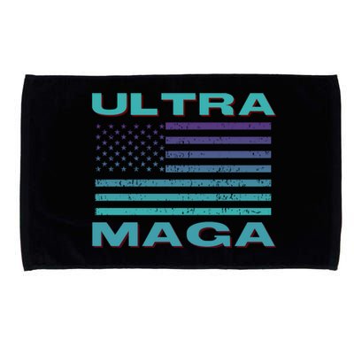 Ultra MAGA Conservative US Flag Microfiber Hand Towel