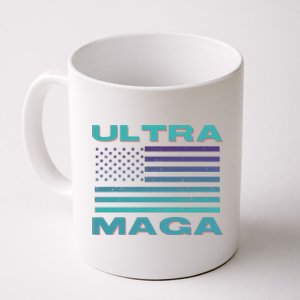 Ultra MAGA Conservative US Flag Coffee Mug