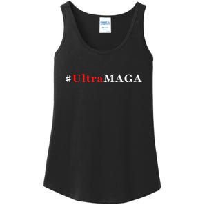 Ultra MAGA Conservative Anti Biden Republican Ladies Essential Tank