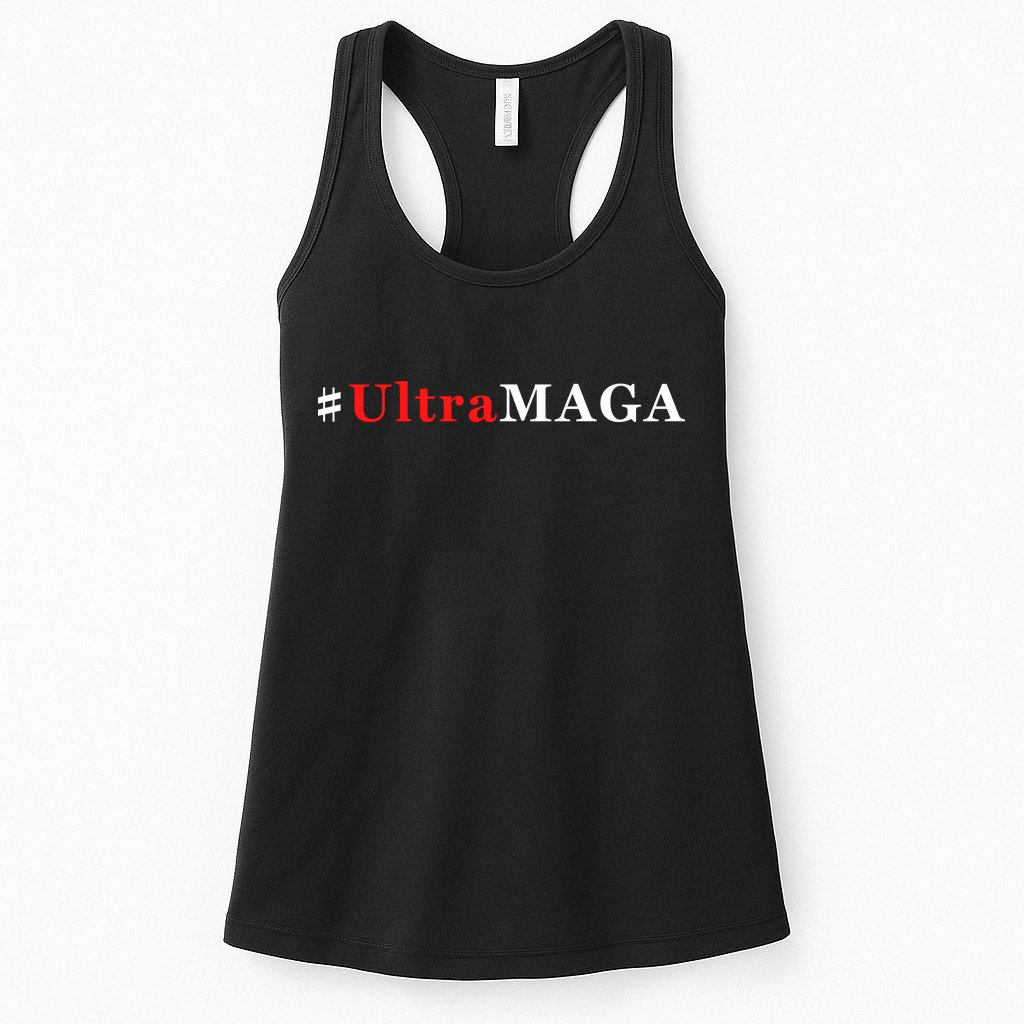 Ultra MAGA Conservative Anti Biden Republican Womens Tank Top