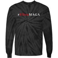 Ultra MAGA Conservative Anti Biden Republican Tie-Dye Long Sleeve Shirt