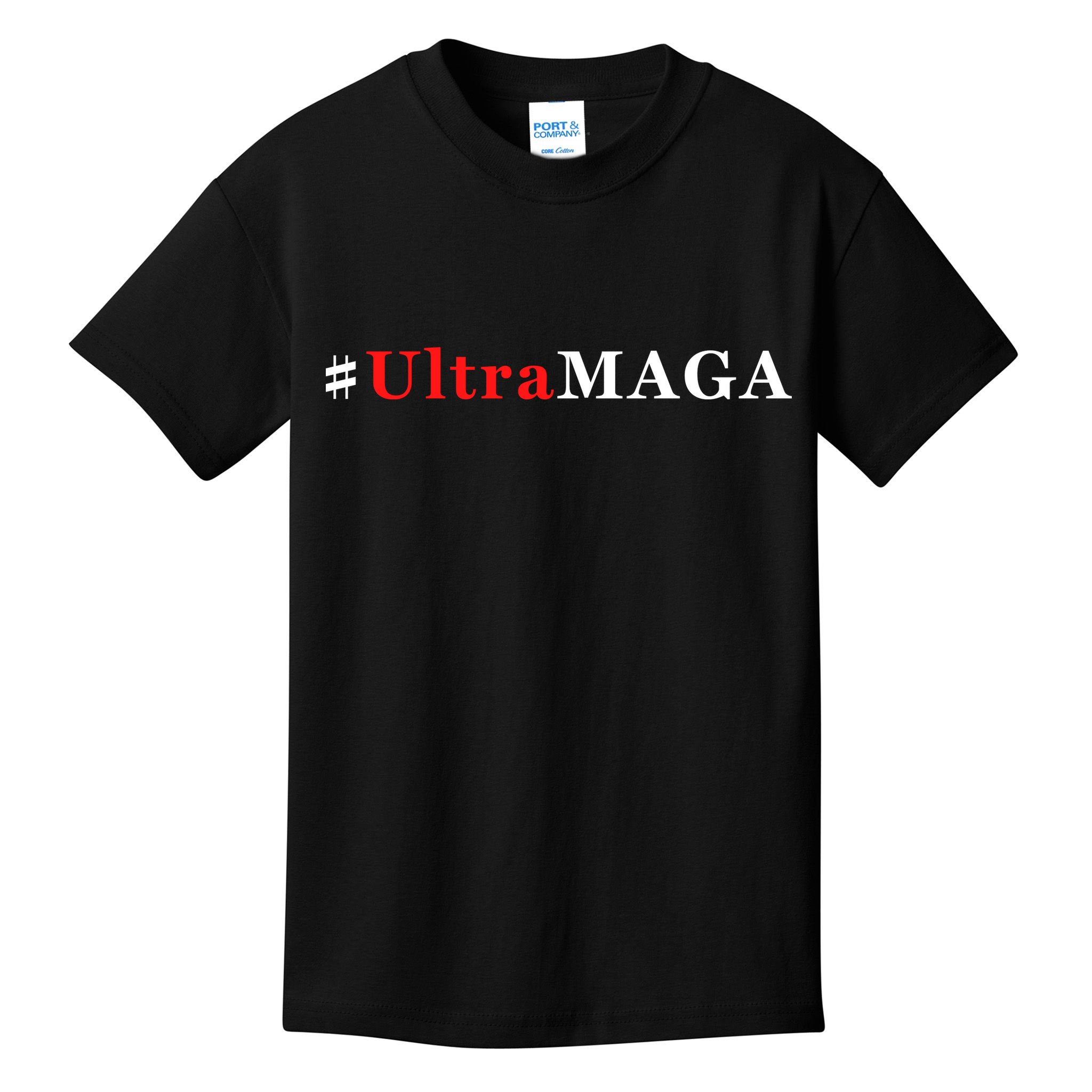 Ultra MAGA Conservative Anti Biden Republican Kids T-Shirt