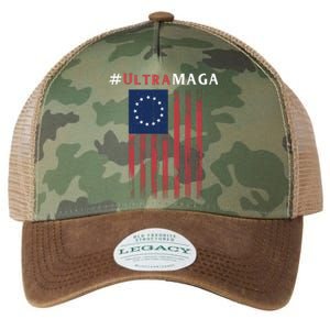 Ultra MAGA Conservative Anti Biden Republican Legacy Tie Dye Trucker Hat