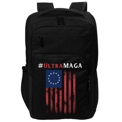 Ultra MAGA Conservative Anti Biden Republican Impact Tech Backpack