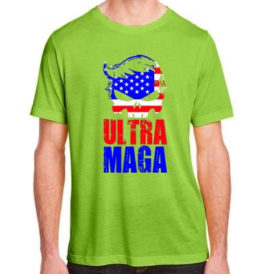 Ultra MAGA Funny Conservative Anti Biden Adult ChromaSoft Performance T-Shirt