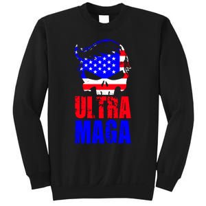 Ultra MAGA Funny Conservative Anti Biden Sweatshirt