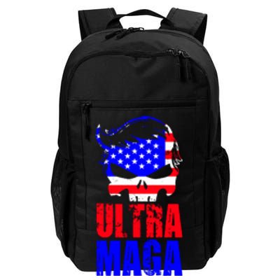 Ultra MAGA Funny Conservative Anti Biden Daily Commute Backpack