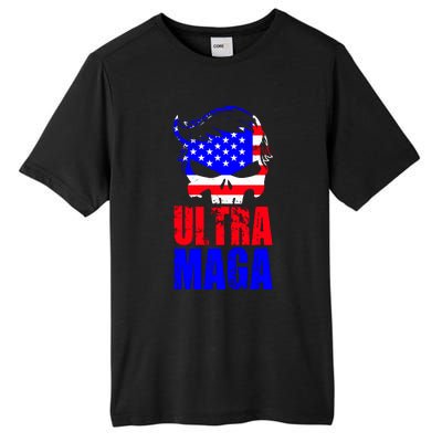 Ultra MAGA Funny Conservative Anti Biden Tall Fusion ChromaSoft Performance T-Shirt