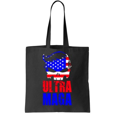 Ultra MAGA Funny Conservative Anti Biden Tote Bag