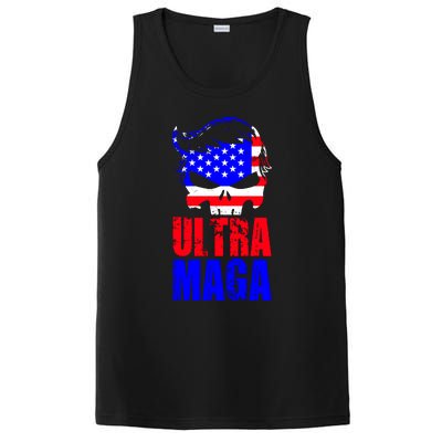 Ultra MAGA Funny Conservative Anti Biden PosiCharge Competitor Tank