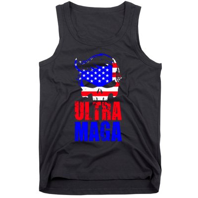 Ultra MAGA Funny Conservative Anti Biden Tank Top