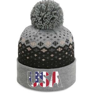 Usa Meaningful Gift The Baniff Cuffed Pom Beanie