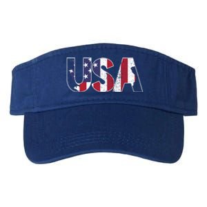 Usa Meaningful Gift Valucap Bio-Washed Visor