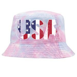 Usa Meaningful Gift Tie-Dyed Bucket Hat