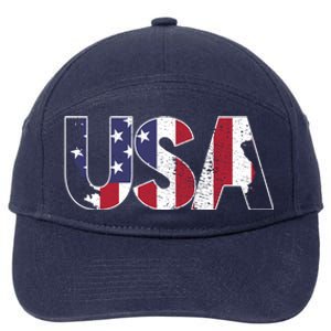 Usa Meaningful Gift 7-Panel Snapback Hat