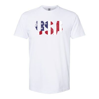 Usa Meaningful Gift Softstyle® CVC T-Shirt