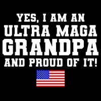 Ultra MAGA Grandpa And Proud Of It USA Pride Fathers Day 2022 Impact Tech Backpack