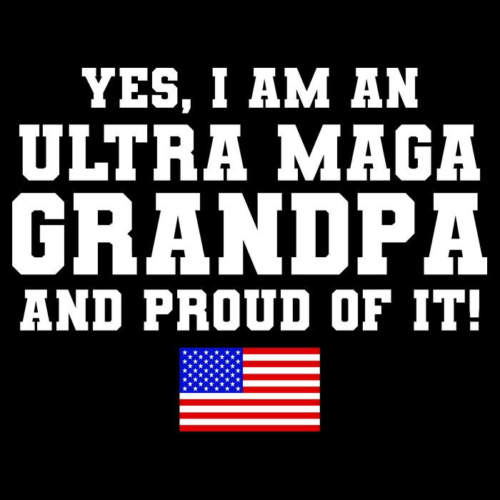Ultra MAGA Grandpa And Proud Of It USA Pride Fathers Day 2022 Impact Tech Backpack