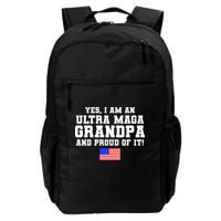 Ultra MAGA Grandpa And Proud Of It USA Pride Fathers Day 2022 Backpack