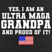 Ultra MAGA Grandpa And Proud Of It USA Pride Fathers Day 2022 Adult Drive Performance Visor