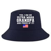 Ultra MAGA Grandpa And Proud Of It USA Pride Fathers Day 2022 Cool Comfort Performance Bucket Hat
