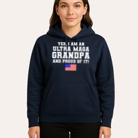 Ultra MAGA Grandpa And Proud Of It USA Pride Fathers Day 2022 Hoodie