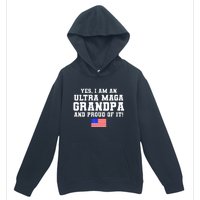 Ultra MAGA Grandpa And Proud Of It USA Pride Fathers Day 2022 Urban Pullover Hoodie