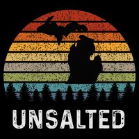 Unsalted Michigan Great Lakes Mi Retro Cooling Performance Crew T-Shirt