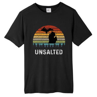 Unsalted Michigan Great Lakes Mi Retro Tall Fusion ChromaSoft Performance T-Shirt