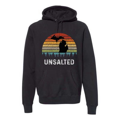 Unsalted Michigan Great Lakes Mi Retro Premium Hoodie