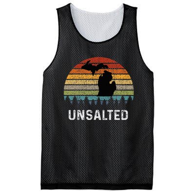 Unsalted Michigan Great Lakes Mi Retro Mesh Reversible Basketball Jersey Tank