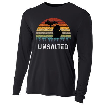 Unsalted Michigan Great Lakes Mi Retro Cooling Performance Long Sleeve Crew