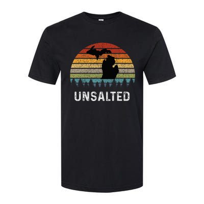 Unsalted Michigan Great Lakes Mi Retro Softstyle® CVC T-Shirt