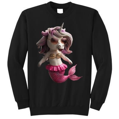 Unicorn Mermaid Gift Idea Fashion Sweatshirt