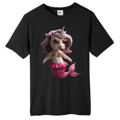 Unicorn Mermaid Gift Idea Fashion Tall Fusion ChromaSoft Performance T-Shirt