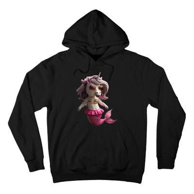 Unicorn Mermaid Gift Idea Fashion Tall Hoodie