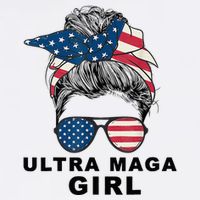 Ultra Mega Girl Patriotic Trump Republicans Conservatives Sweatshirt