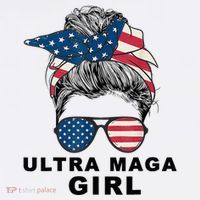 Ultra Mega Girl Patriotic Trump Republicans Conservatives Tall T-Shirt
