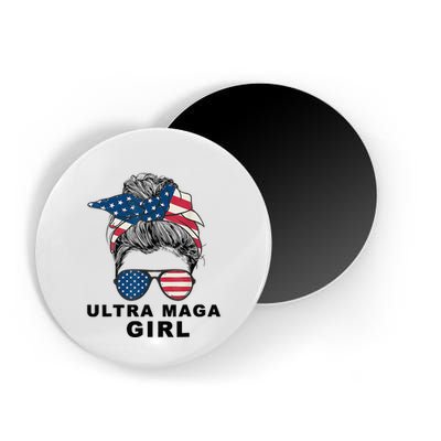 Ultra Mega Girl Patriotic Trump Republicans Conservatives Magnet