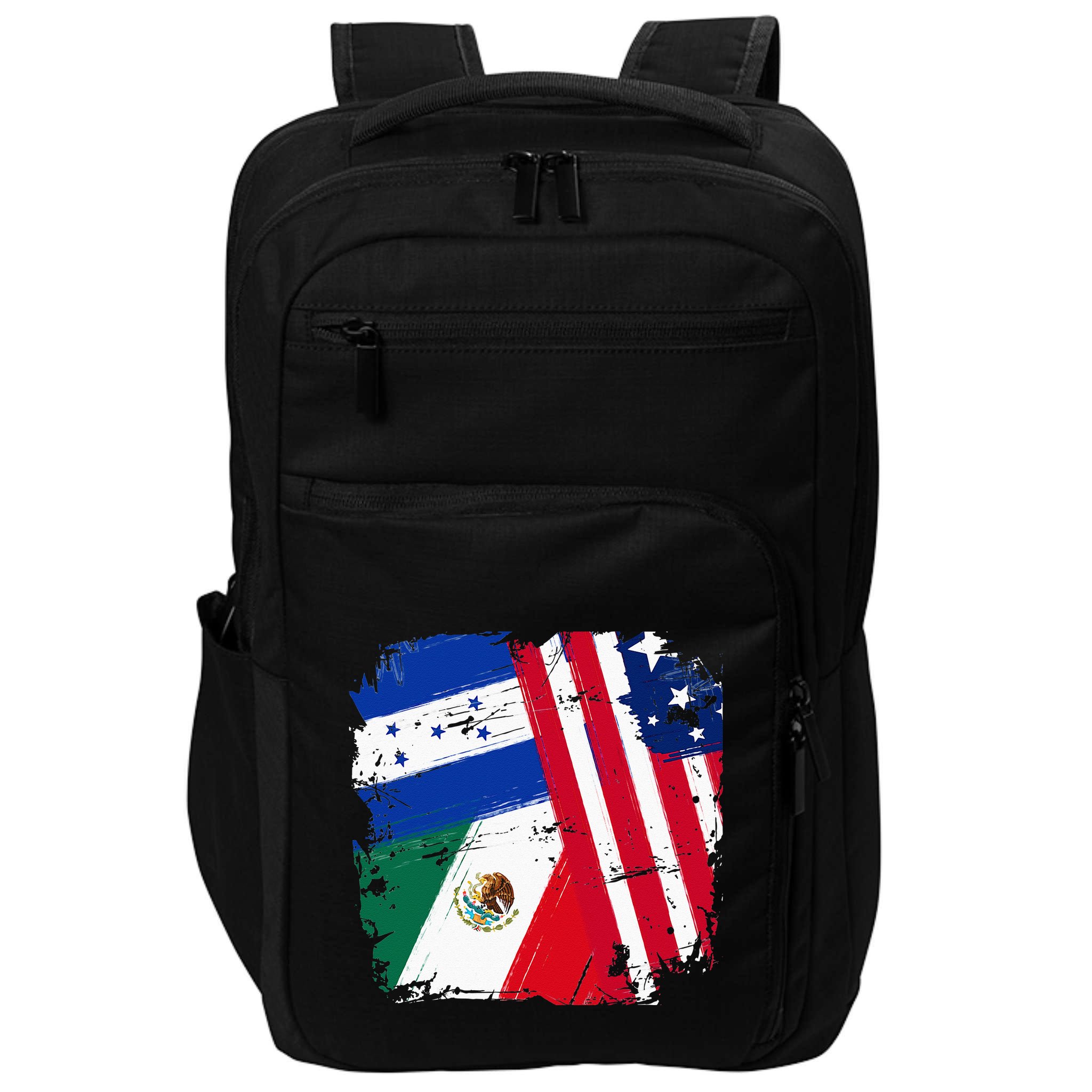 USA Mexico Honduras Flags Impact Tech Backpack