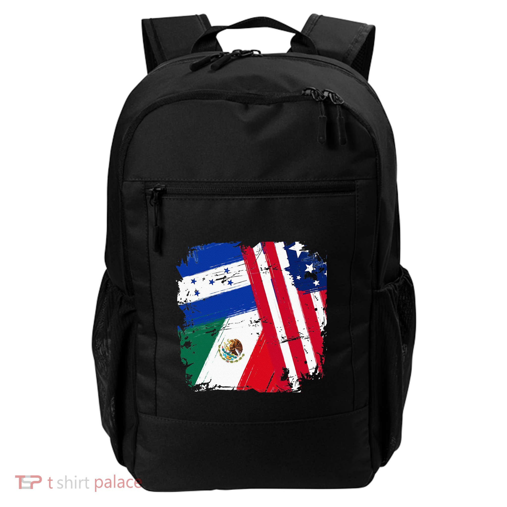 USA Mexico Honduras Flags Backpack
