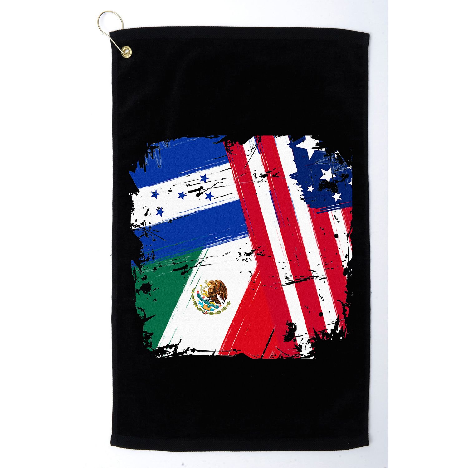 USA Mexico Honduras Flags Golf Towel