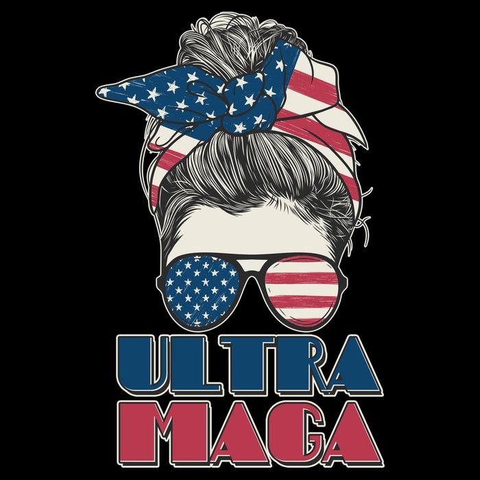 Ultra Maga Hair Bun Woman 16 in Basic Backpack