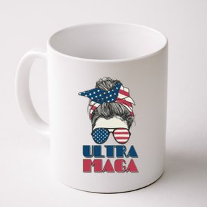 Ultra Maga Hair Bun Woman Coffee Mug